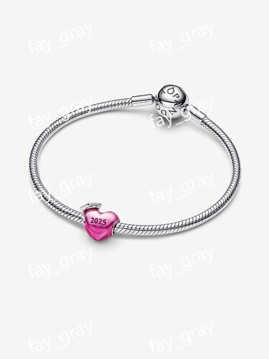 PANDORA_Graduation_2025_Heart_  Pandora Graduation 2025 Heart Charm